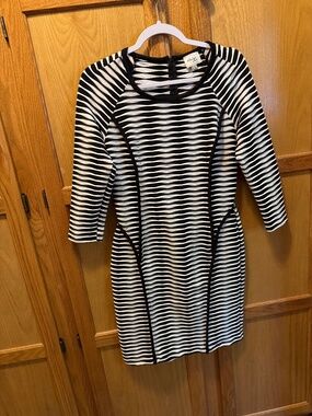 beige by eci striped dress | Dresses | New Beige By Eci Tie Back Embroidered Mesh sku_SB5D004-23-blackmultifloral-FO 10% Rayon Classic Fit Size:Medium/15-15.5 Neck/34-35 Sleeve 7 Day Getaway Mini